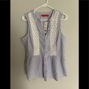 ELLE with tags blue women’s top